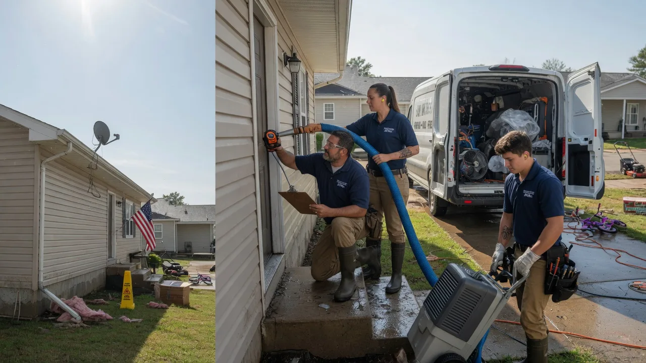 Ceiling Water Damage Restoration in Templeton, PA near me